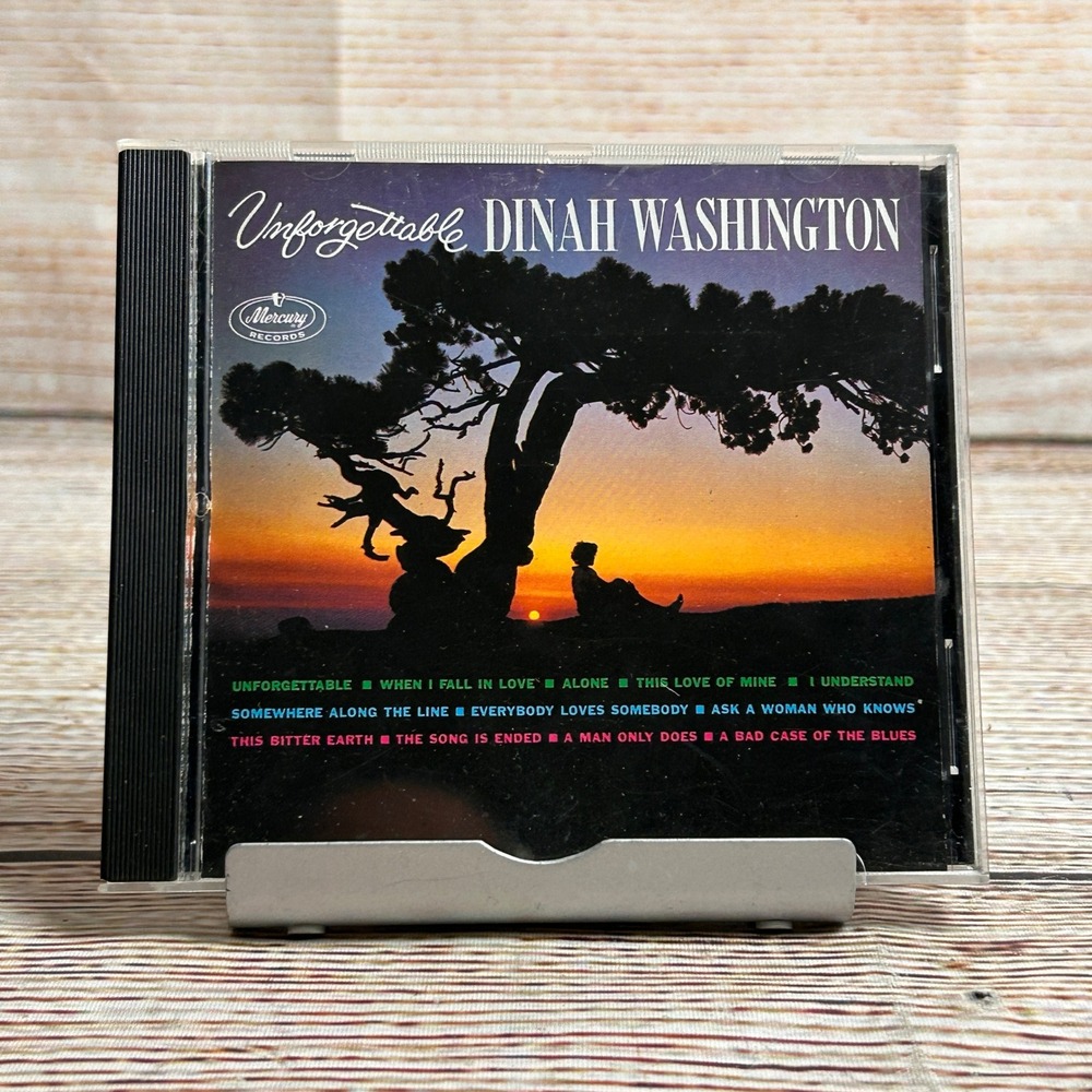 Dinah Washington Unforgettable CD Mercury Jazz Blues 18 Tracks